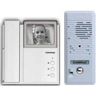 Kit DPV4HP - DRC4B : Videoportero Blanco y Negro, pantalla 4" con c�mara para exterior auricular / apertura de puerta